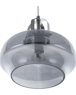 Valaisimet<Beliani Riippuvalaisin Lasi Vaaleanharmaa Wiltz