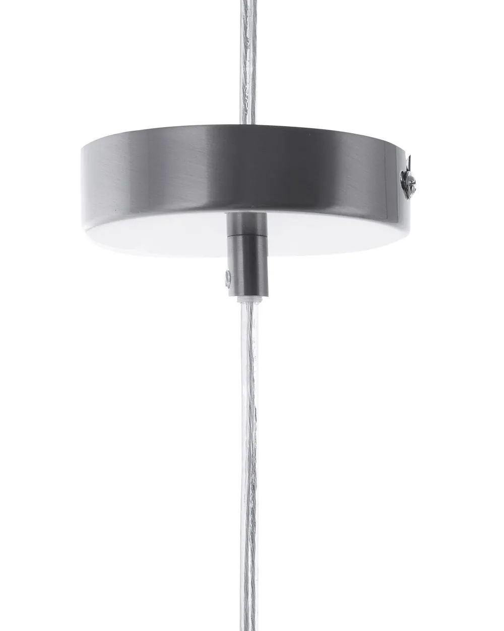 Valaisimet<Beliani Riippuvalaisin Lasi Vaaleanharmaa Wiltz