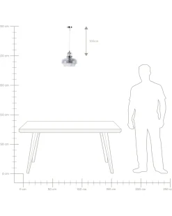 Valaisimet<Beliani Riippuvalaisin Lasi Vaaleanharmaa Wiltz