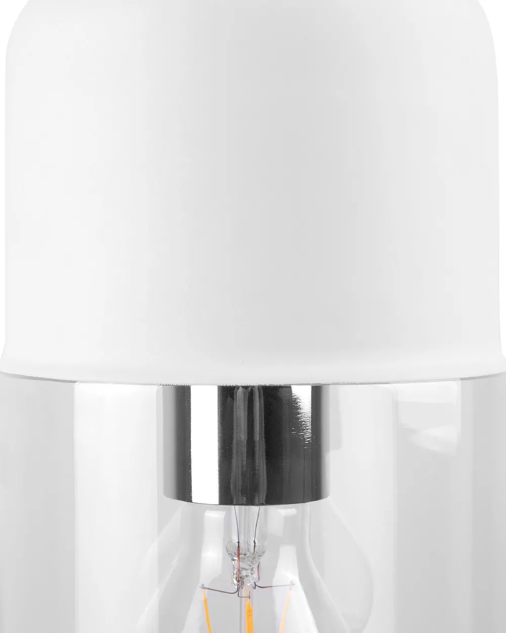 Valaisimet<Beliani Riippuvalaisin Lasi Valkoinen Purus