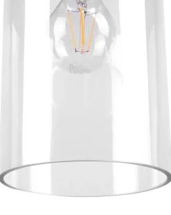 Valaisimet<Beliani Riippuvalaisin Lasi Valkoinen Purus