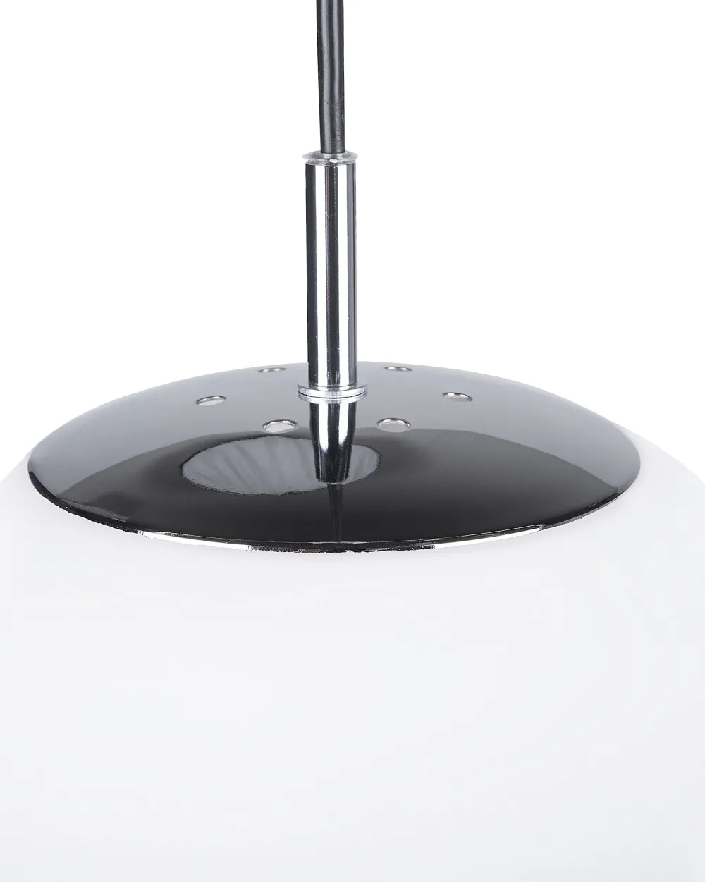 Store Beliani Riippuvalaisin Lasi Valkoinen Liffel