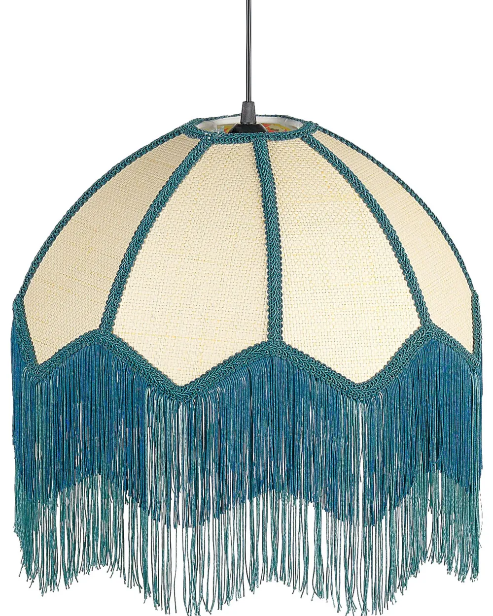 Valaisimet<Beliani Riippuvalaisin Luonnonvari/Sininen Milagro