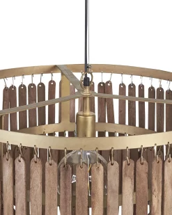 Flash Sale Beliani Riippuvalaisin Mangopuu Tumma Puu Kaveri