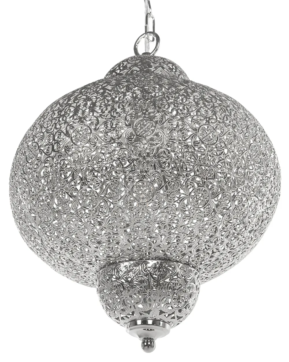 Shop Beliani Riippuvalaisin Metalli Hopea Tyne