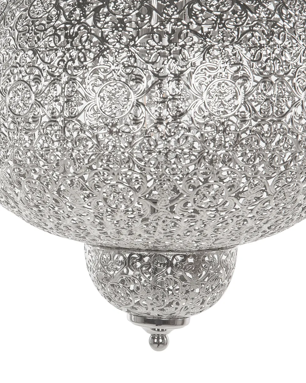 Shop Beliani Riippuvalaisin Metalli Hopea Tyne