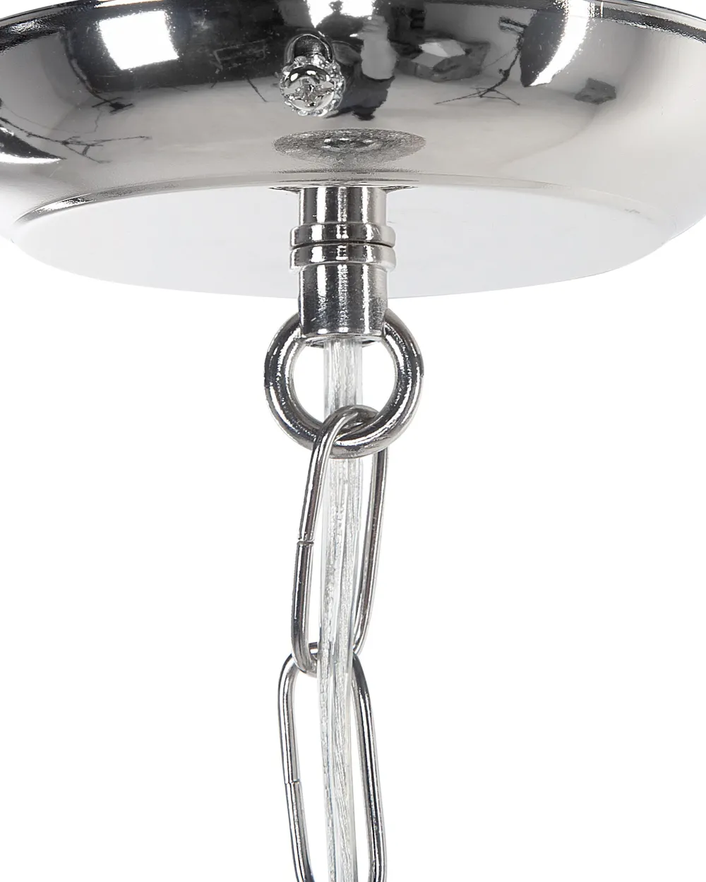 Shop Beliani Riippuvalaisin Metalli Hopea Tyne