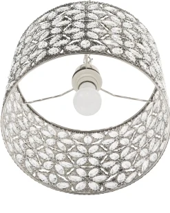 Valaisimet<Beliani Riippuvalaisin Metalli Hopea Sajo