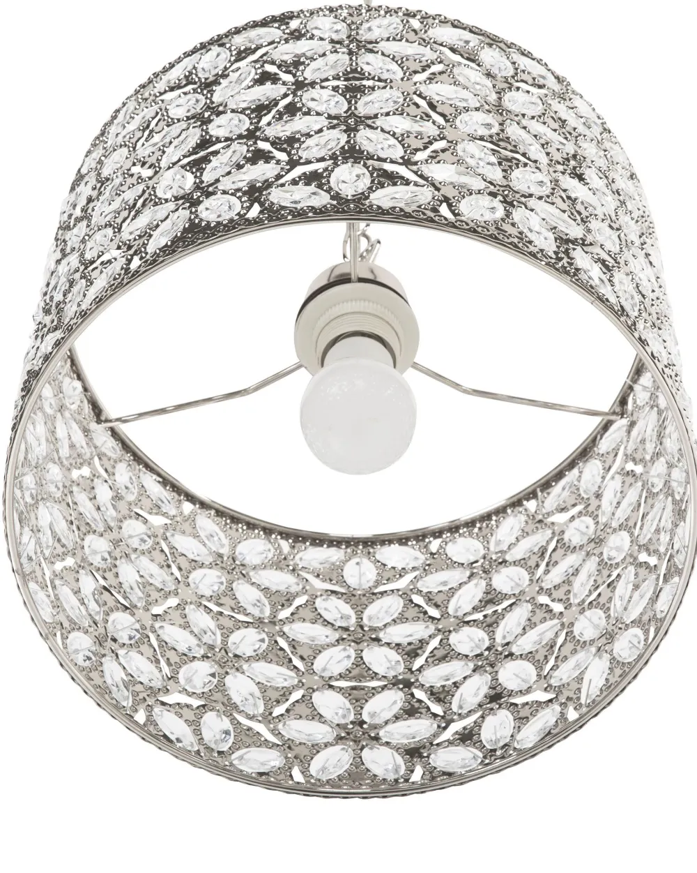 Valaisimet<Beliani Riippuvalaisin Metalli Hopea Sajo