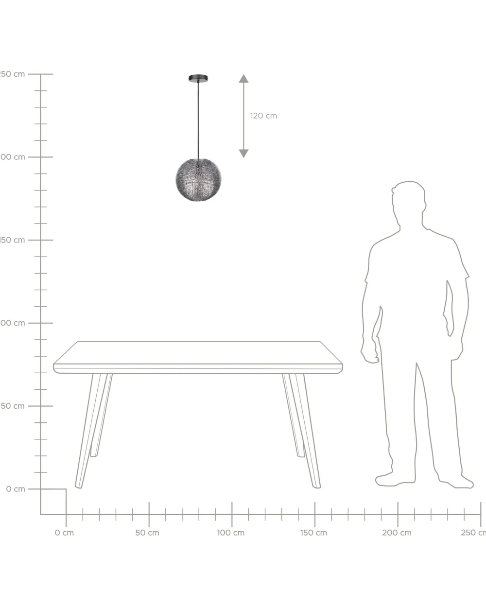 Valaisimet<Beliani Riippuvalaisin Metalli Hopea Seine