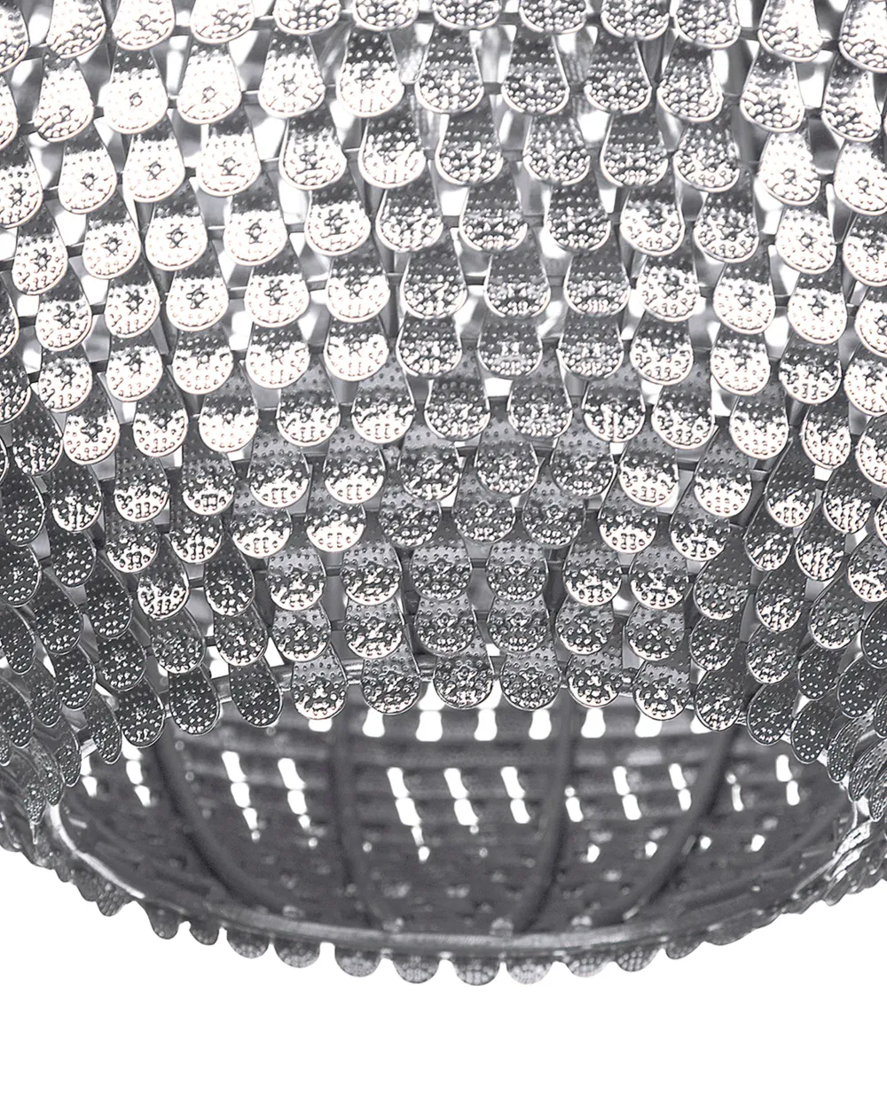 Valaisimet<Beliani Riippuvalaisin Metalli Hopea Seine