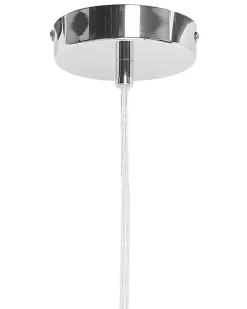 Valaisimet<Beliani Riippuvalaisin Metalli Hopea Iskar