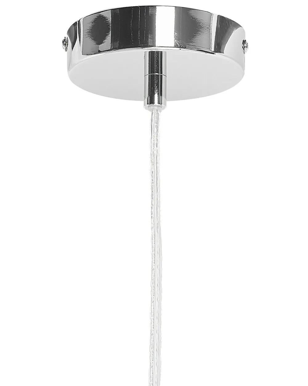 Valaisimet<Beliani Riippuvalaisin Metalli Hopea Iskar