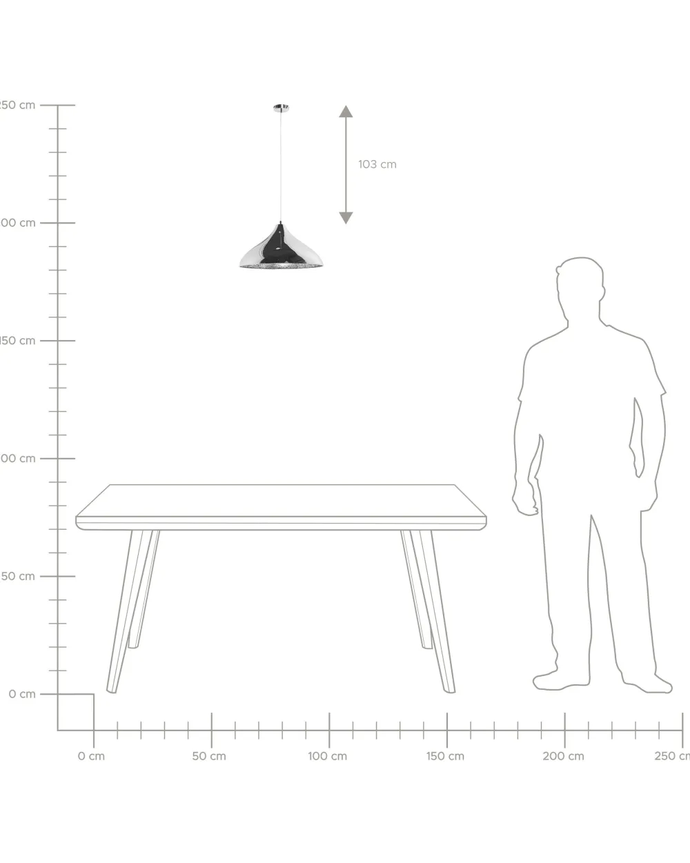 Valaisimet<Beliani Riippuvalaisin Metalli Hopea Iskar