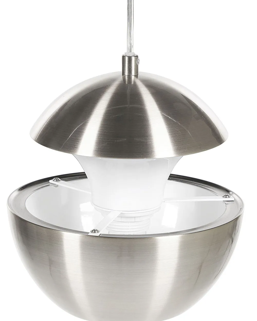 Valaisimet<Beliani Riippuvalaisin Metalli Hopea Bojana