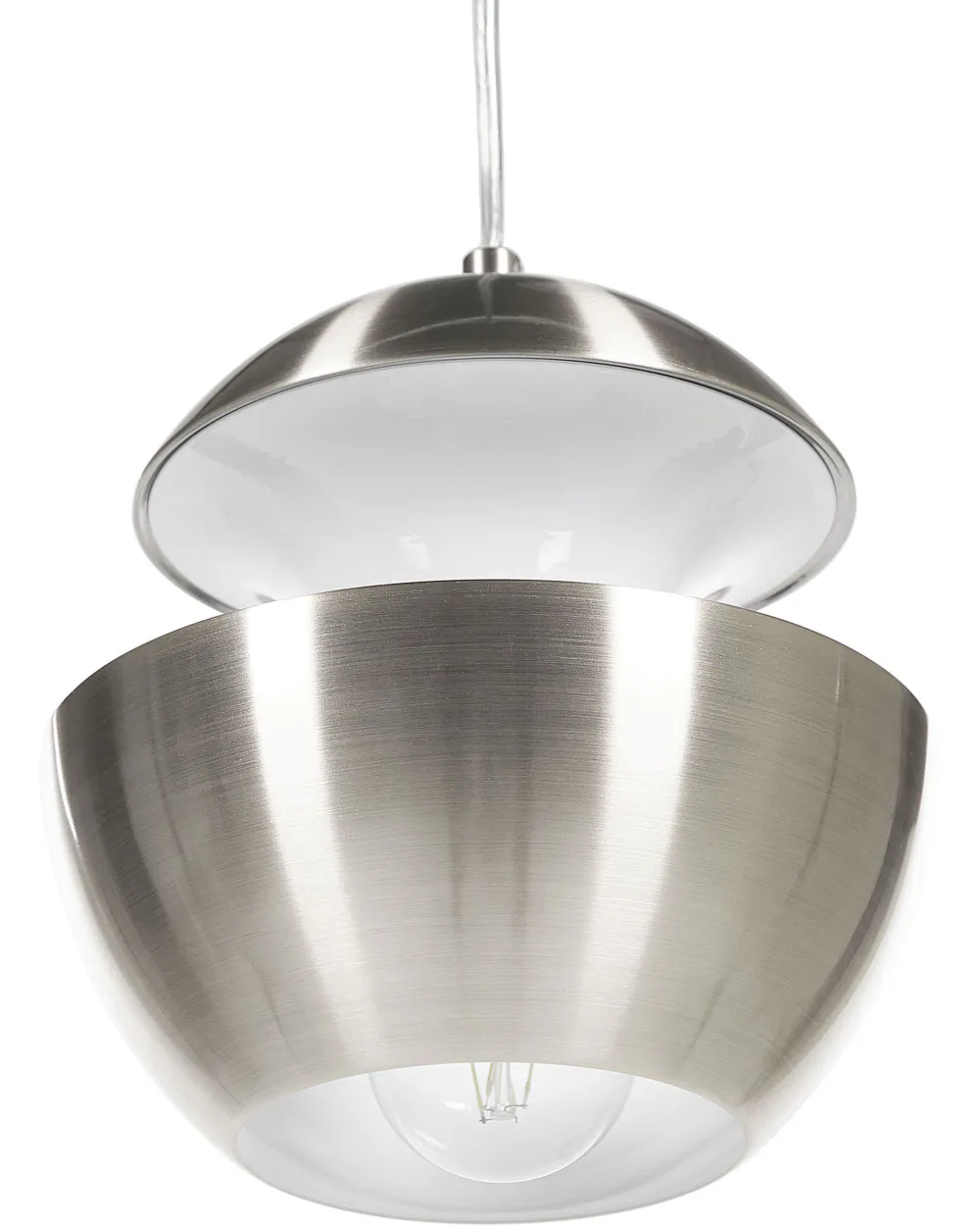 Valaisimet<Beliani Riippuvalaisin Metalli Hopea Bojana