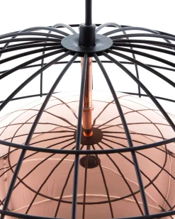 Valaisimet<Beliani Riippuvalaisin Metalli Kupari/Musta Liri