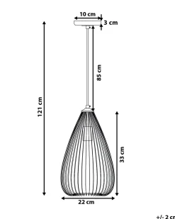Best Sale Beliani Riippuvalaisin Metalli Kupari Conca