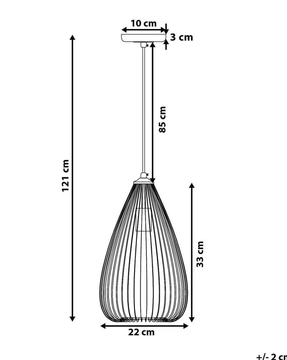Best Sale Beliani Riippuvalaisin Metalli Kupari Conca