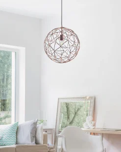 Flash Sale Beliani Riippuvalaisin Metalli Kupari Lemme