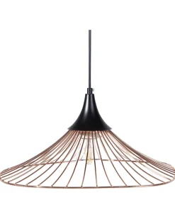 Valaisimet<Beliani Riippuvalaisin Metalli Kupari Giona