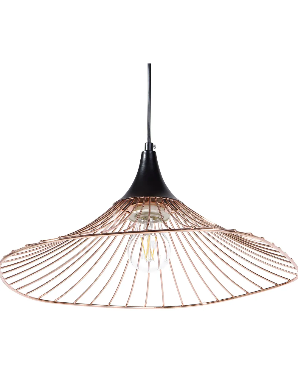 Valaisimet<Beliani Riippuvalaisin Metalli Kupari Giona