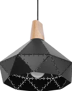 Discount Beliani Riippuvalaisin Metalli Musta Somme