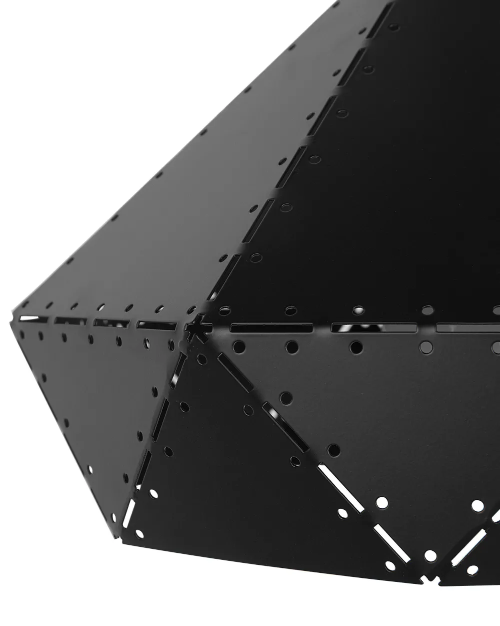 Discount Beliani Riippuvalaisin Metalli Musta Somme