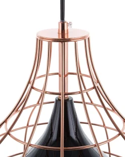 Sale Beliani Riippuvalaisin Metalli Musta/Kupari Tresa