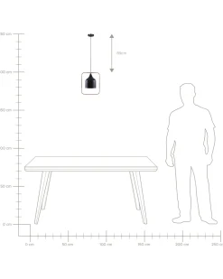 New Beliani Riippuvalaisin Metalli Musta Mavone