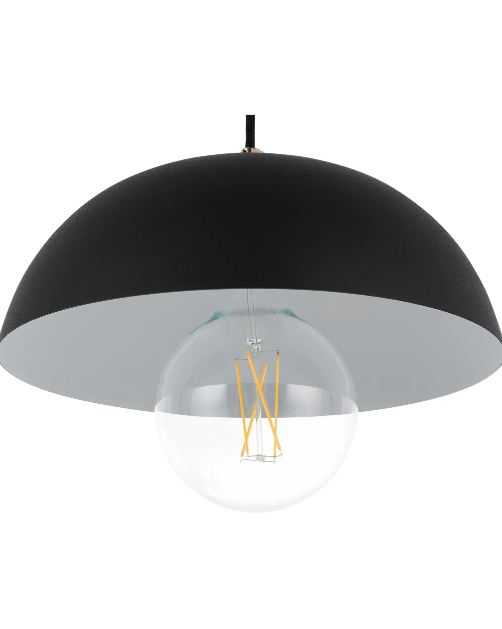 Clearance Beliani Riippuvalaisin Metalli Musta Tordera