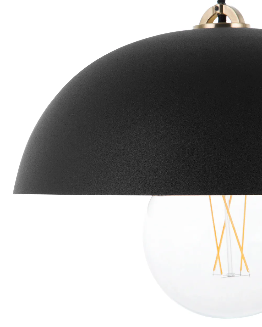 Clearance Beliani Riippuvalaisin Metalli Musta Tordera