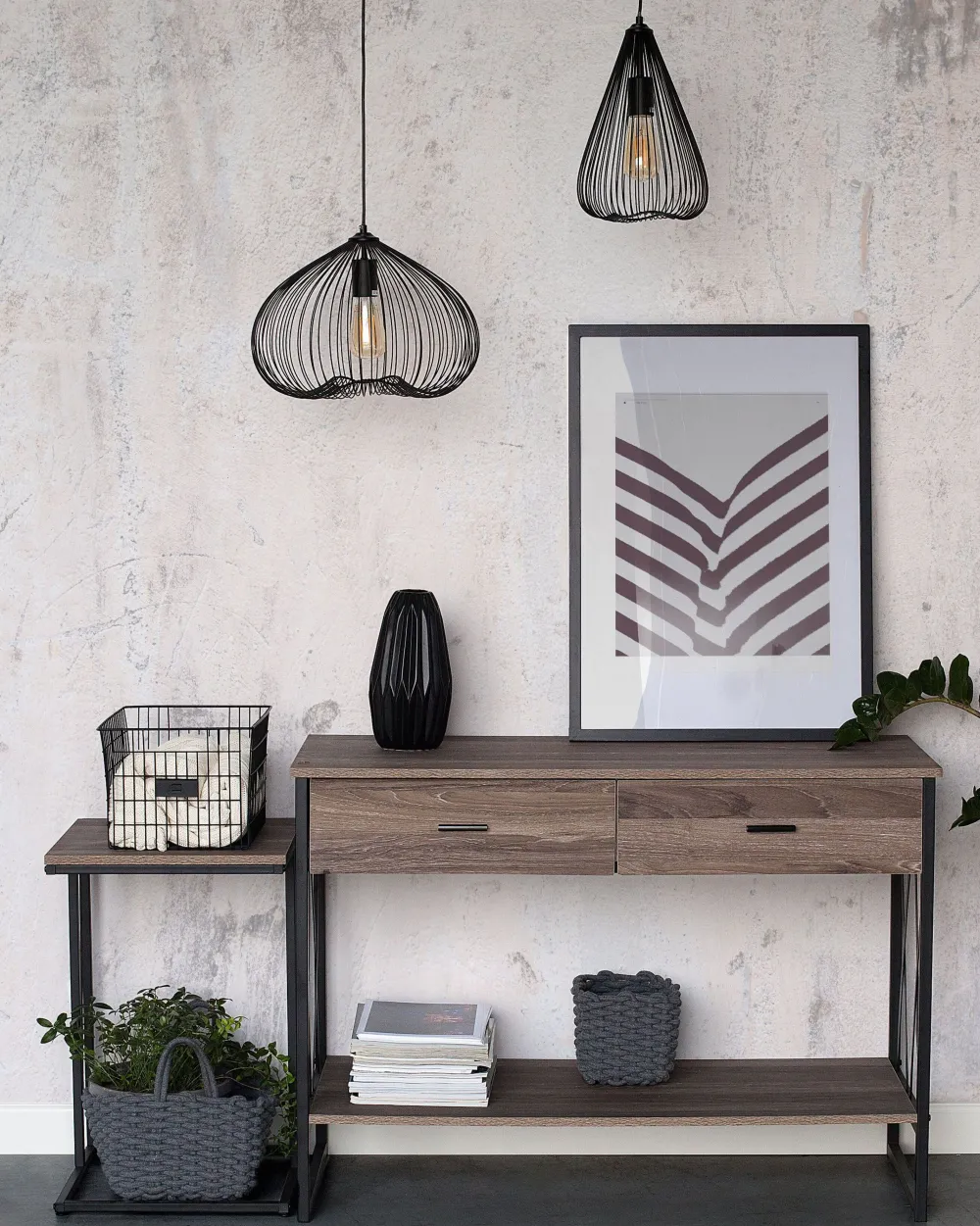 Valaisimet<Beliani Riippuvalaisin Metalli Musta Conca