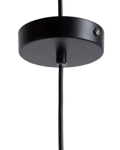 Valaisimet<Beliani Riippuvalaisin Metalli Musta Conca