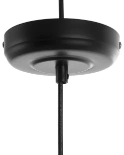 Valaisimet<Beliani Riippuvalaisin Metalli Musta Nevola