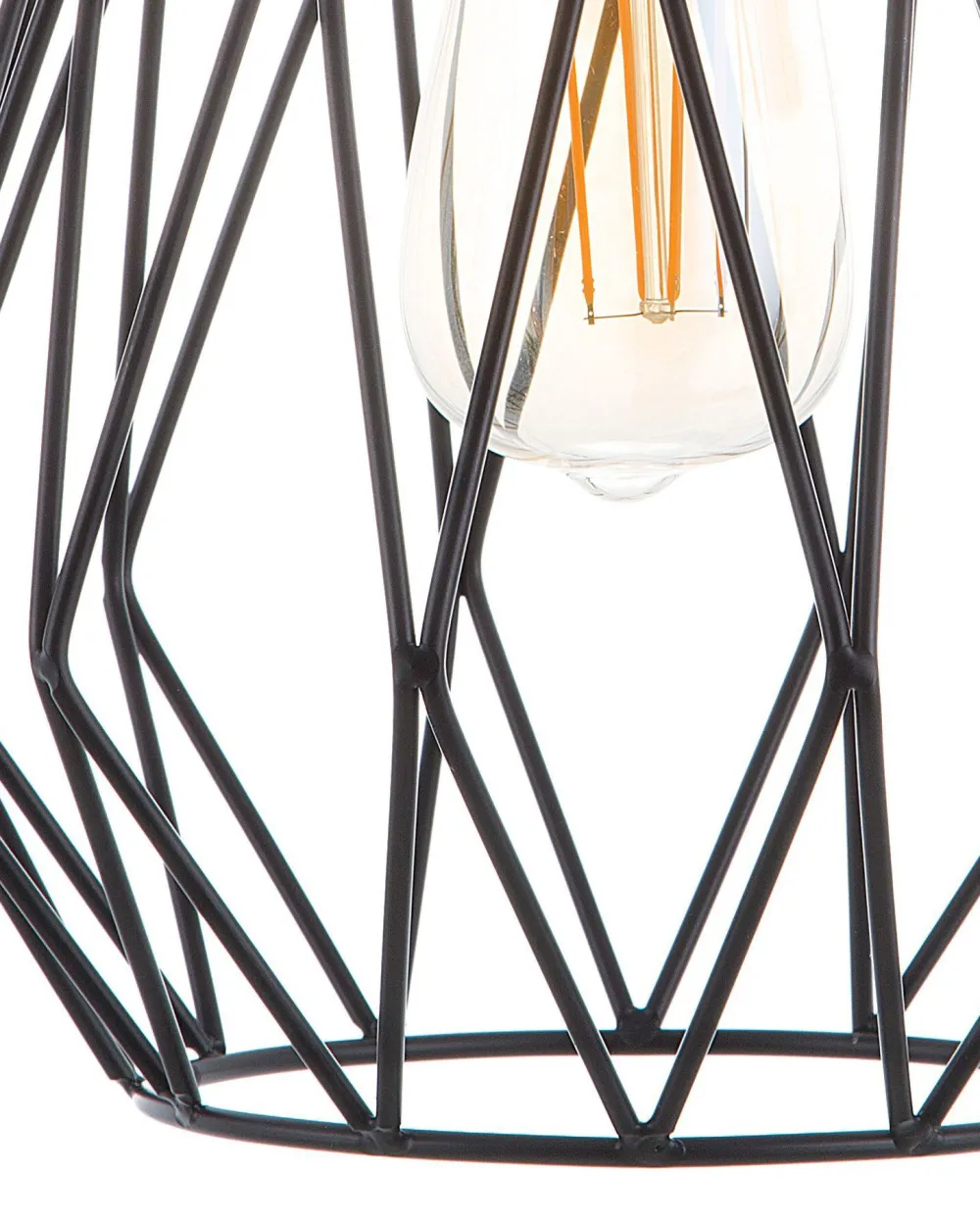 Valaisimet<Beliani Riippuvalaisin Metalli Musta Magra