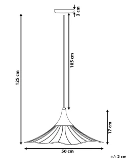 Valaisimet<Beliani Riippuvalaisin Metalli Musta Mazaro