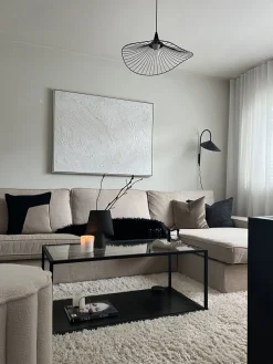 Valaisimet<Beliani Riippuvalaisin Metalli Musta Mazaro