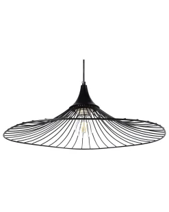 Valaisimet<Beliani Riippuvalaisin Metalli Musta Mazaro