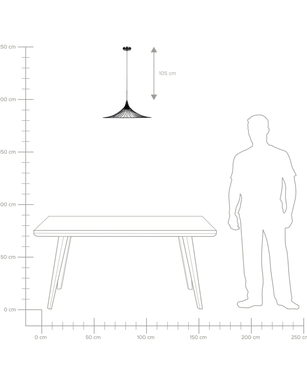 Valaisimet<Beliani Riippuvalaisin Metalli Musta Mazaro