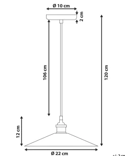 Valaisimet<Beliani Riippuvalaisin Metalli Pieni Musta/Kupari Swift