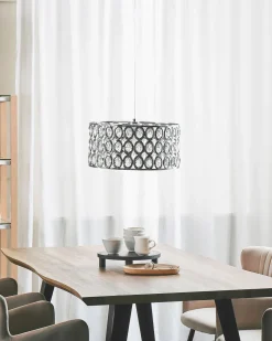 Flash Sale Beliani Riippuvalaisin Metalli Pieni Hopea Tenna