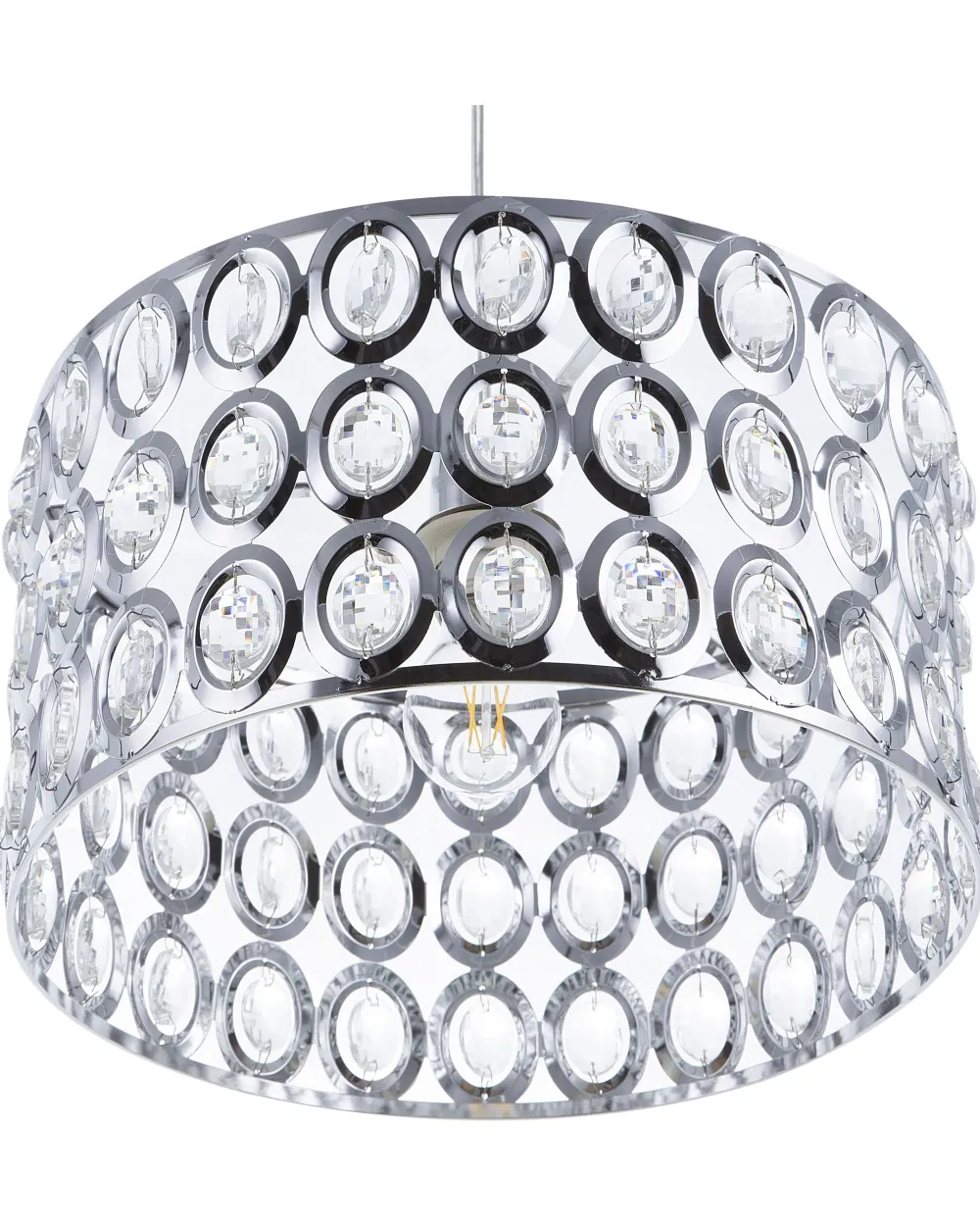 Flash Sale Beliani Riippuvalaisin Metalli Pieni Hopea Tenna