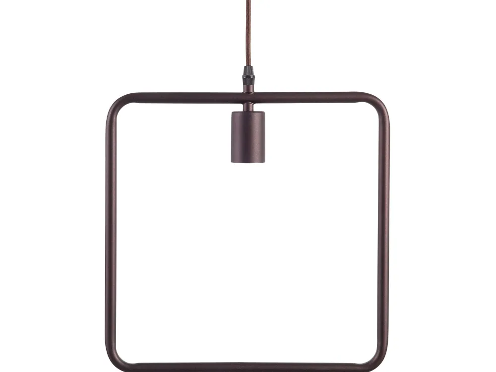 Valaisimet<Beliani Riippuvalaisin Metalli Ruskea Lerma
