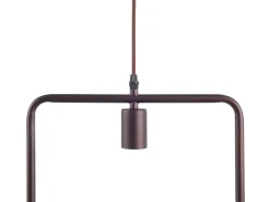 Valaisimet<Beliani Riippuvalaisin Metalli Ruskea Lerma