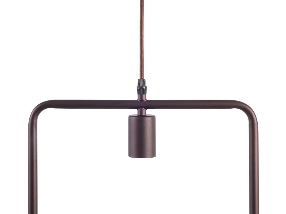 Valaisimet<Beliani Riippuvalaisin Metalli Ruskea Lerma