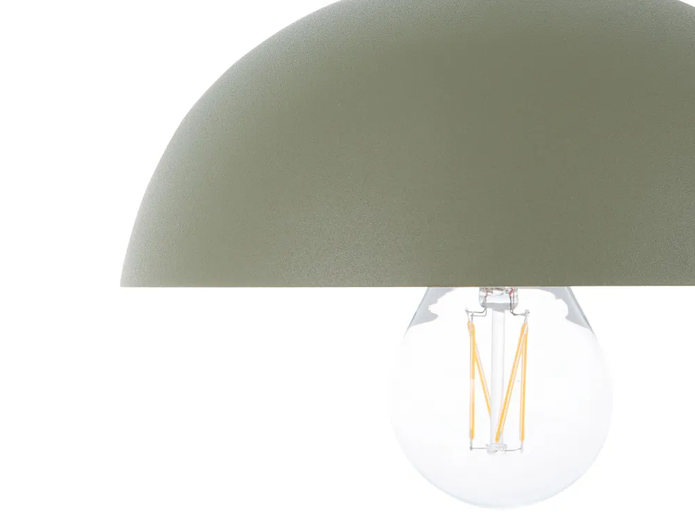 Valaisimet<Beliani Riippuvalaisin Metalli Tummanvihrea Esera