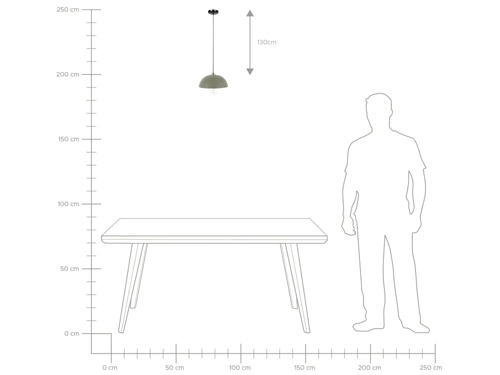 Valaisimet<Beliani Riippuvalaisin Metalli Tummanvihrea Esera
