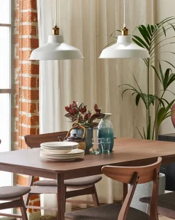 Valaisimet<Beliani Riippuvalaisin Metalli Valkoinen Pechora