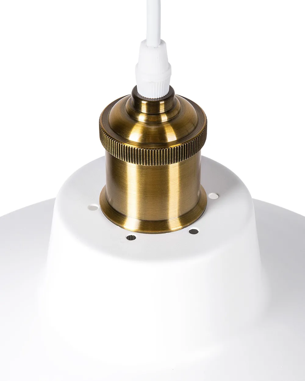 Valaisimet<Beliani Riippuvalaisin Metalli Valkoinen Pechora